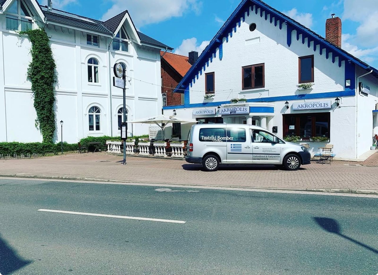 Restaurant Akropolis — Außenansicht in Hagen im Bremischen